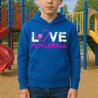 I Love Pickleball Great Gift 'S Pickleball Gift Kids Hoodie thumb 2