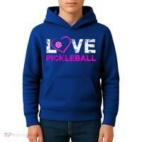 I Love Pickleball Great Gift 'S Pickleball Gift Kids Hoodie thumb 4