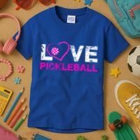 I Love Pickleball Great Gift 'S Pickleball Gift Kids T-Shirt thumb 3