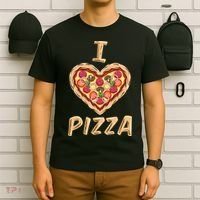I Love Pizza for Pizza Lover T-Shirt thumb 6
