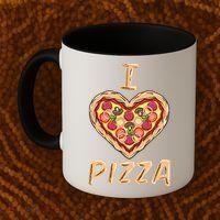 I Love Pizza for Pizza Lover Coffee Mug thumb 2