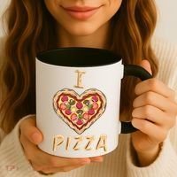 I Love Pizza for Pizza Lover Coffee Mug thumb 3
