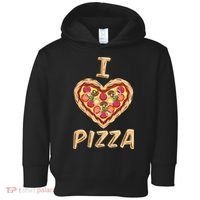 I Love Pizza for Pizza Lover Toddler Hoodie thumb 0
