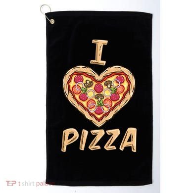 I Love Pizza for Pizza Lover Golf Towel