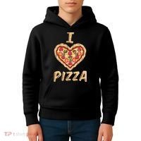 I Love Pizza for Pizza Lover Kids Hoodie thumb 4