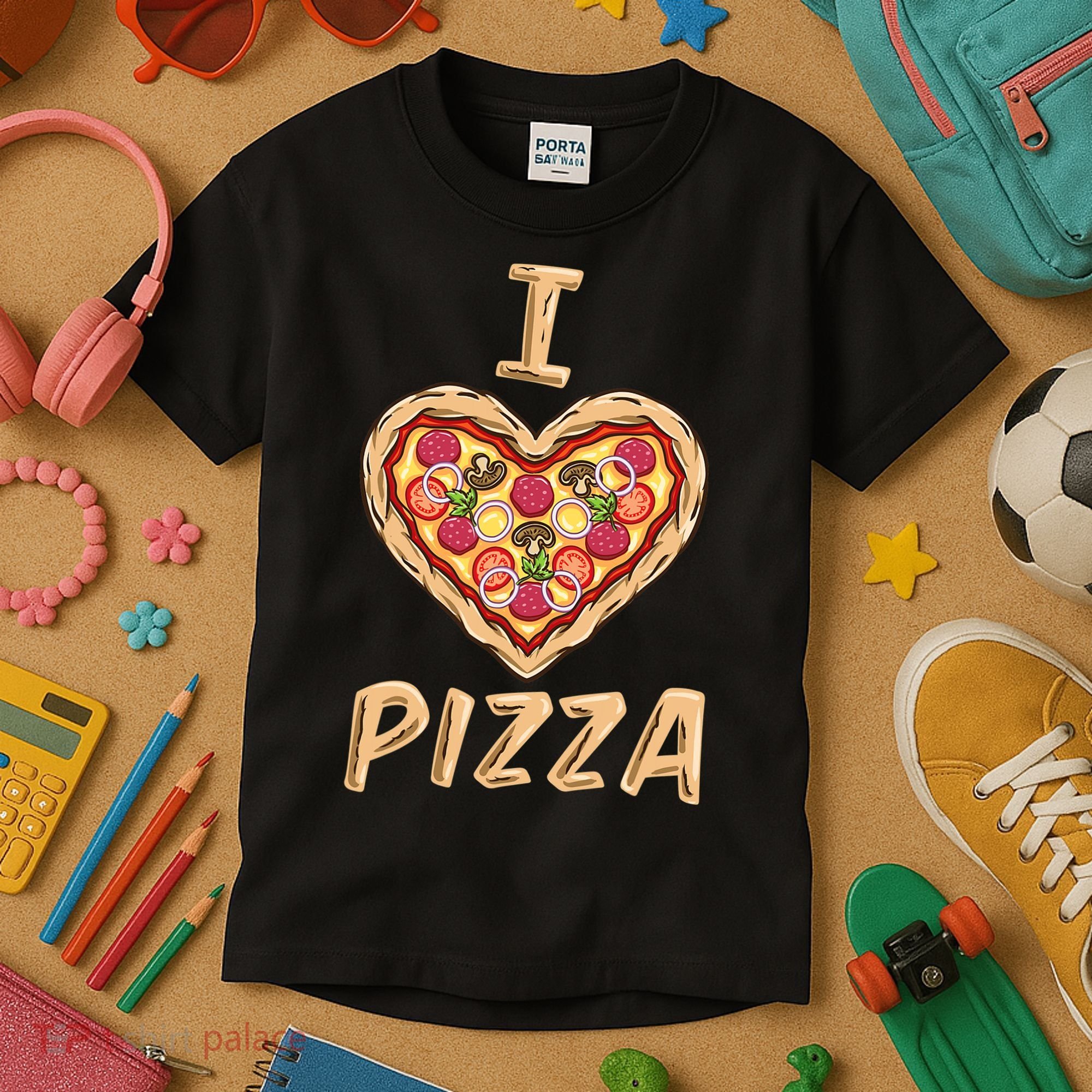 I Love Pizza for Pizza Lover Kids T-Shirt