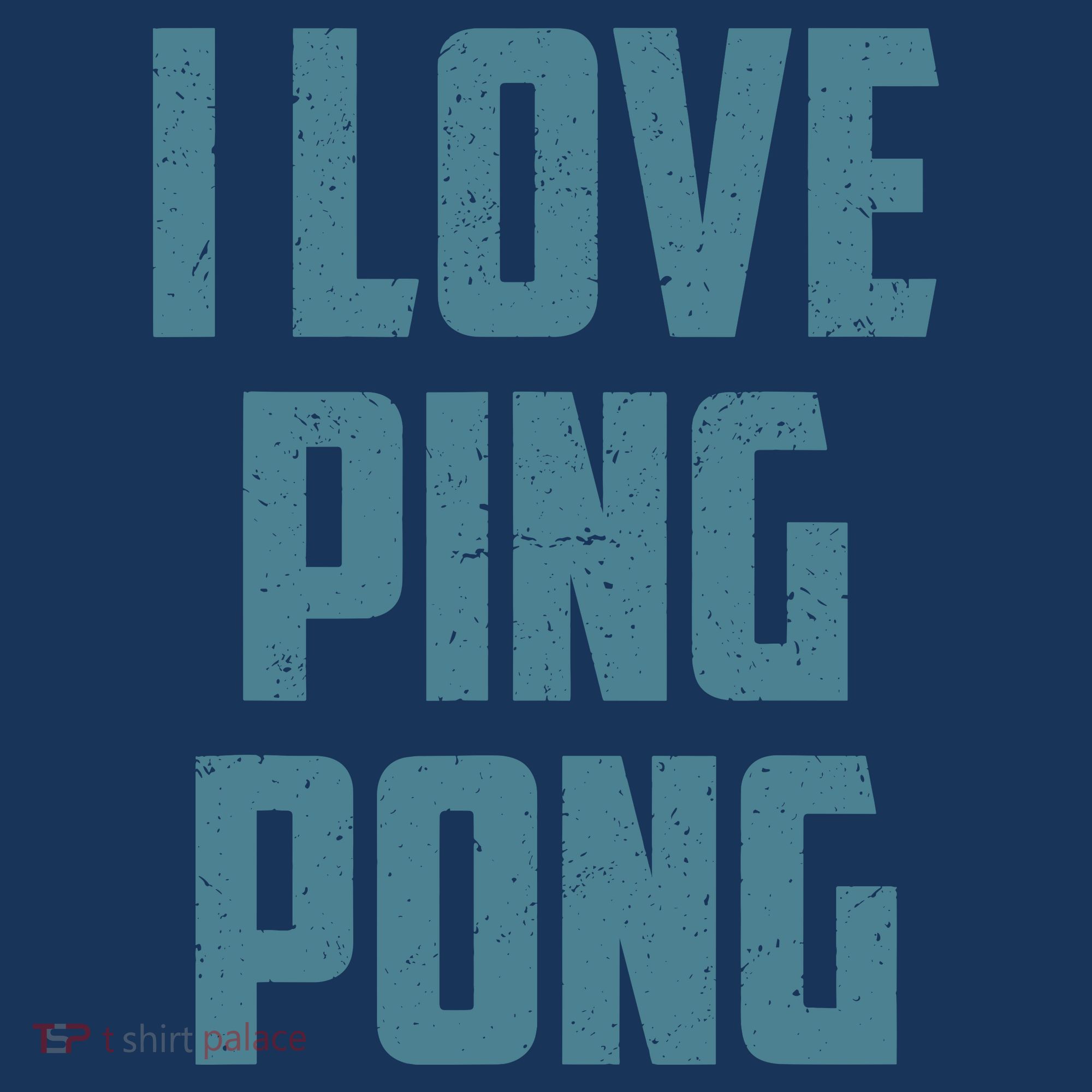 I Love Ping Pong Table Tennis Player Quote Women's Hoodie