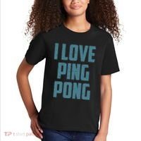 I Love Ping Pong Table Tennis Player Quote Kids T-Shirt thumb 2