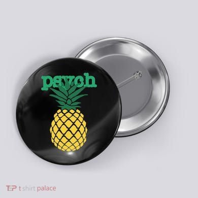 I Love Psych Gus Nicknames Pineapple Awesome Harajuku Funny Button