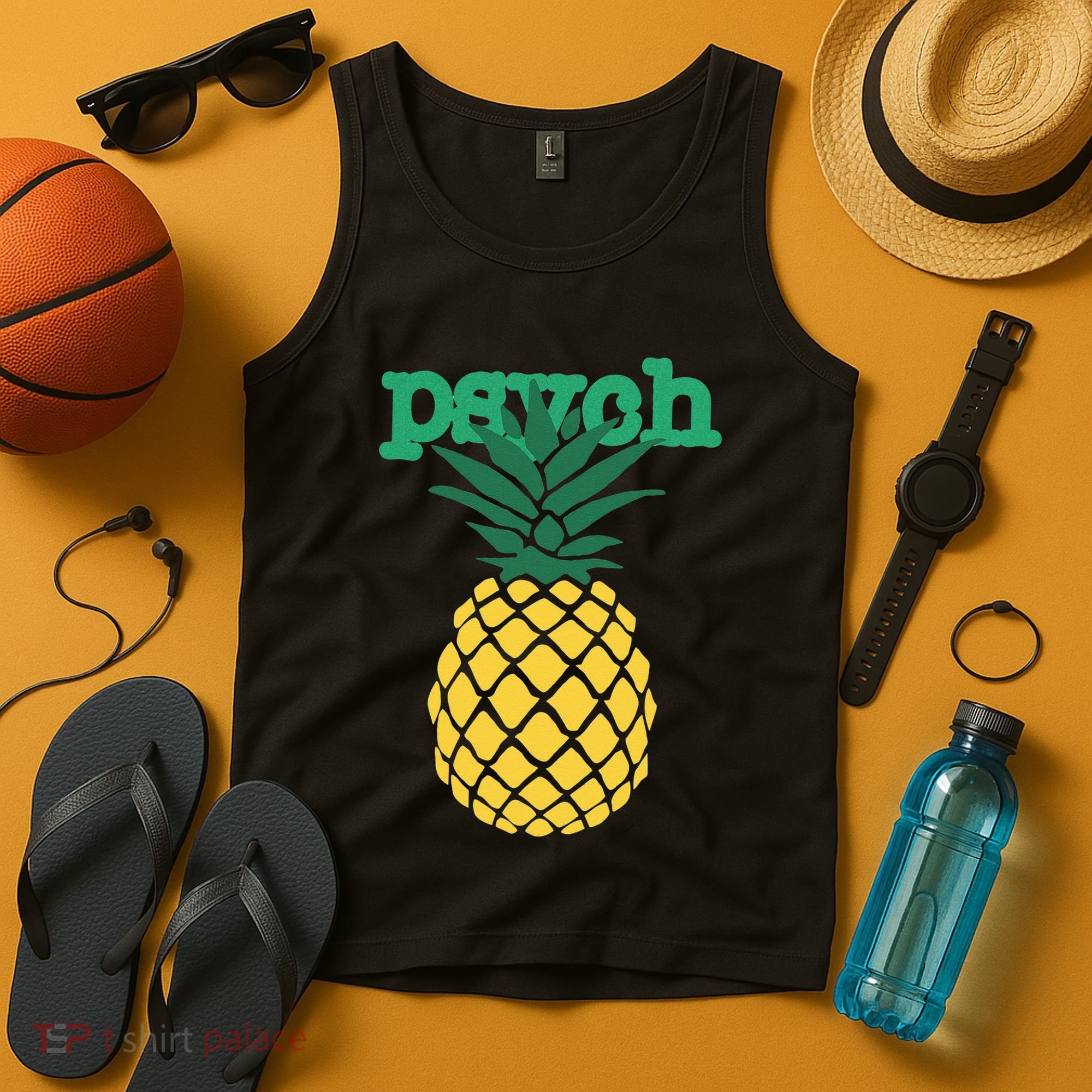 I Love Psych Gus Nicknames Pineapple Awesome Harajuku Funny Tank Top