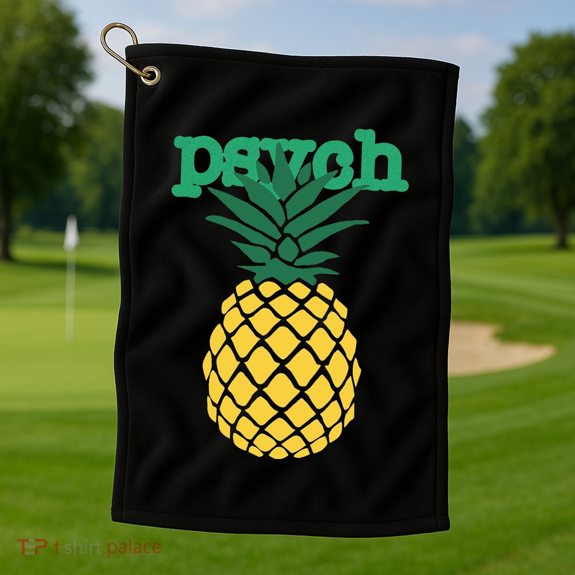 I Love Psych Gus Nicknames Pineapple Awesome Harajuku Funny Golf Towel