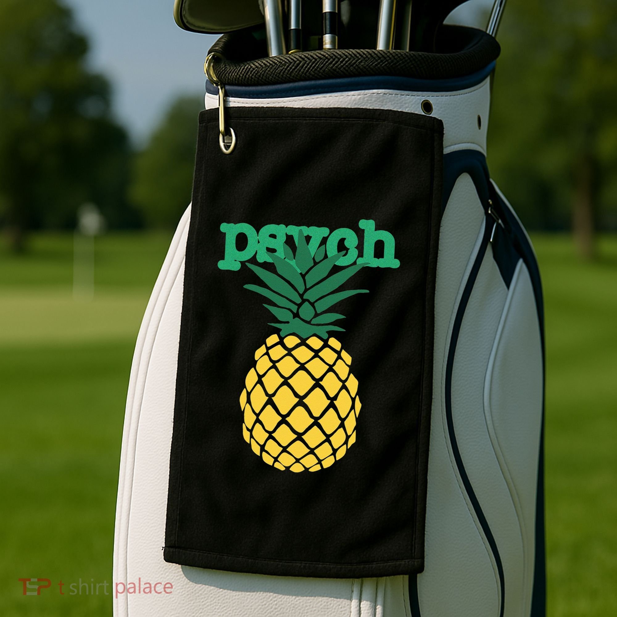 I Love Psych Gus Nicknames Pineapple Awesome Harajuku Funny Golf Towel