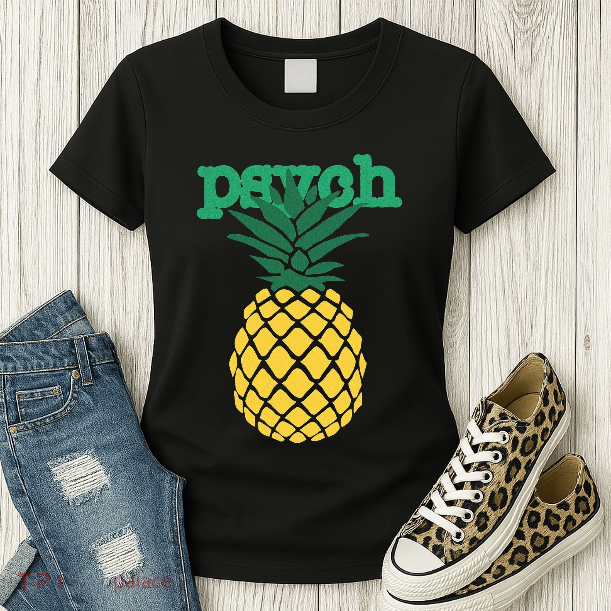 I Love Psych Gus Nicknames Pineapple Awesome Harajuku Funny Women's T-Shirt