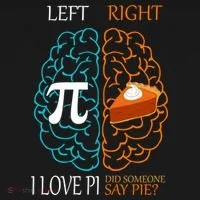 I Love Pie Funny Brain Doggie Tank thumb 4
