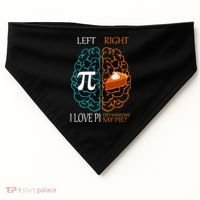 I Love Pie Funny Brain USA-Made Doggie Bandana thumb 0