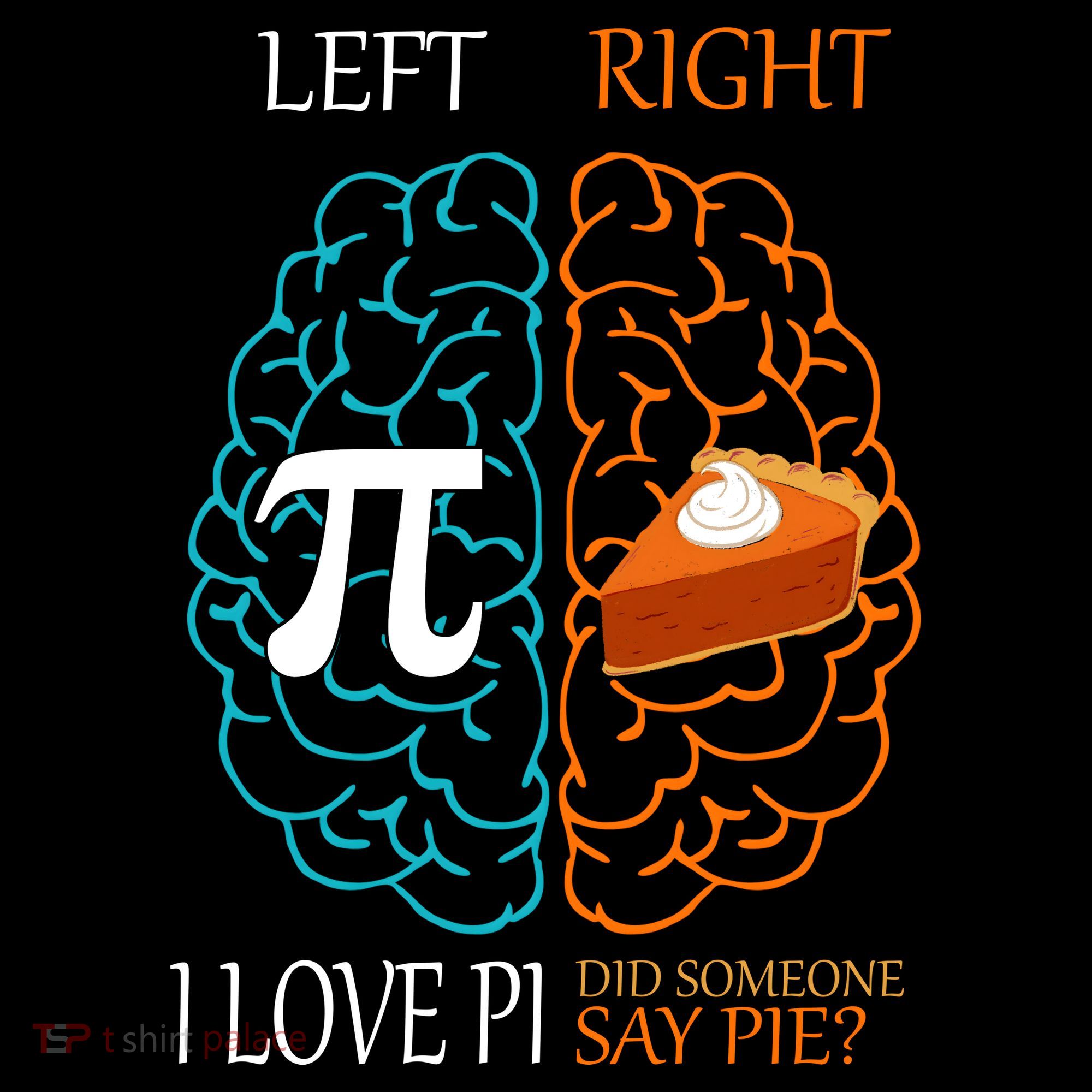 I Love Pie Funny Brain Bucket Hat