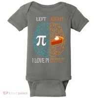 I Love Pie Funny Brain Baby Bodysuit thumb 0