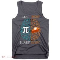 I Love Pie Funny Brain Tank Top thumb 0