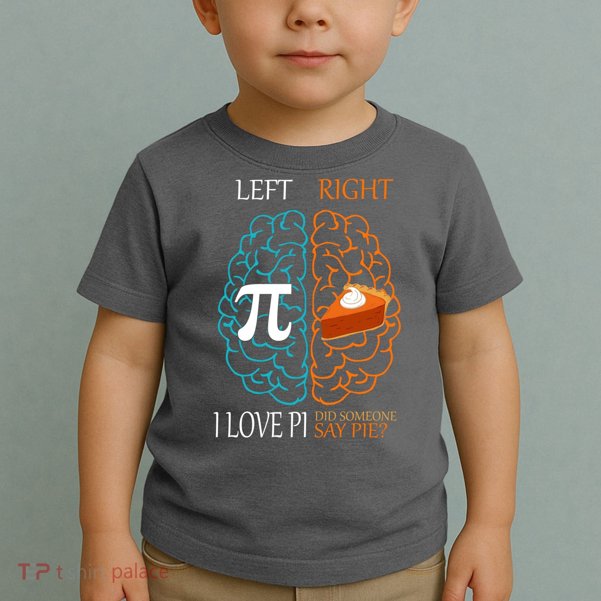 I Love Pie Funny Brain Toddler T-Shirt