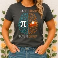 I Love Pie Funny Brain Women's T-Shirt thumb 2