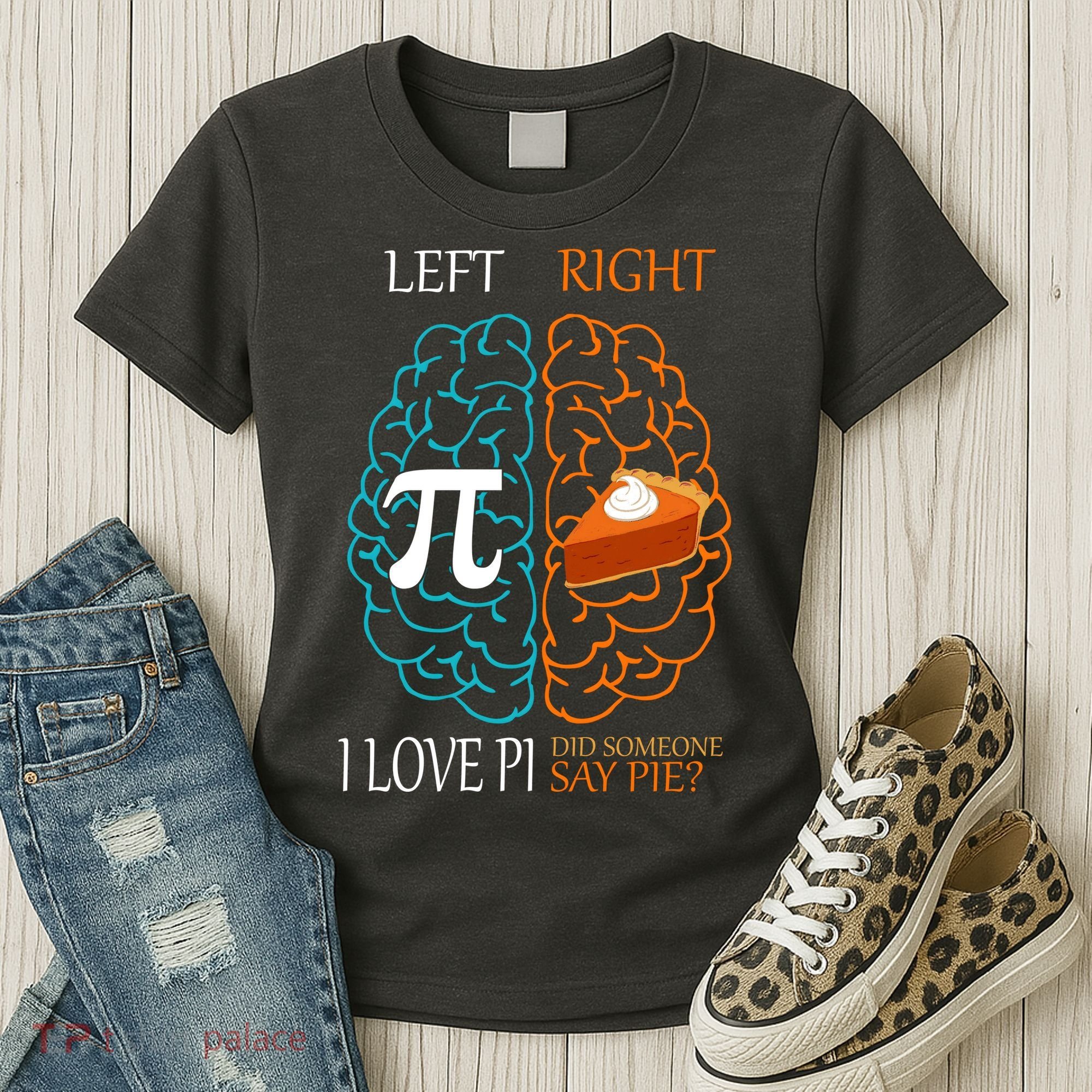 I Love Pie Funny Brain Women's T-Shirt