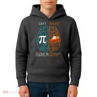 I Love Pie Funny Brain Kids Hoodie thumb 4
