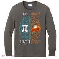 I Love Pie Funny Brain Kids Long Sleeve Shirt thumb 0