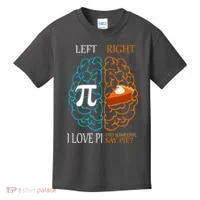 I Love Pie Funny Brain Kids T-Shirt thumb 0