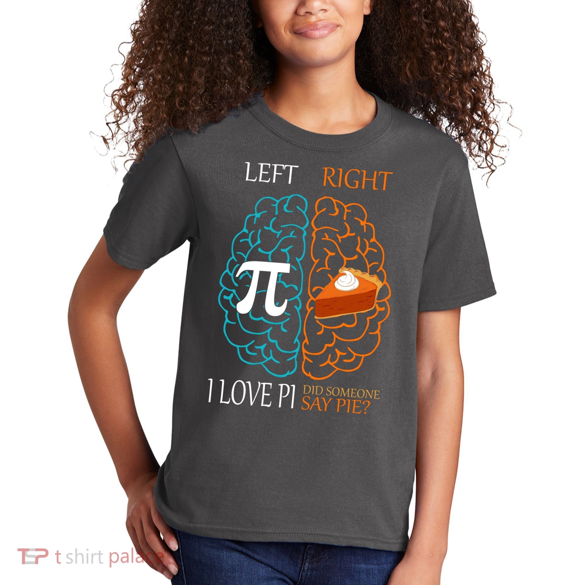 I Love Pie Funny Brain Kids T-Shirt