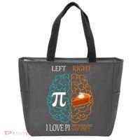 I Love Pie Funny Brain Tote Bag thumb 0
