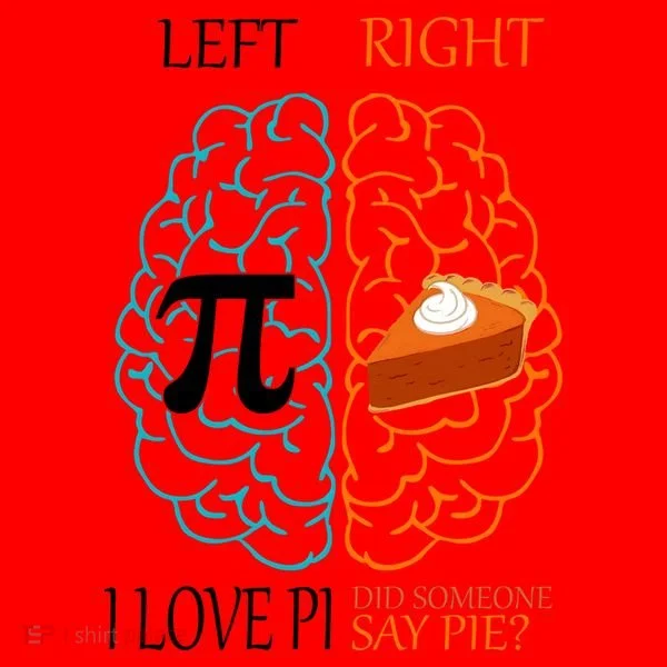 I Love Pie Funny Brain Santa Hat