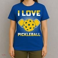 I Love Pickleball Paddle T-Shirt thumb 4