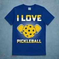 I Love Pickleball Paddle T-Shirt thumb 5