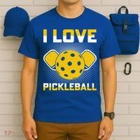 I Love Pickleball Paddle T-Shirt thumb 6