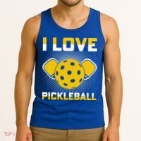 I Love Pickleball Paddle Tank Top thumb 3
