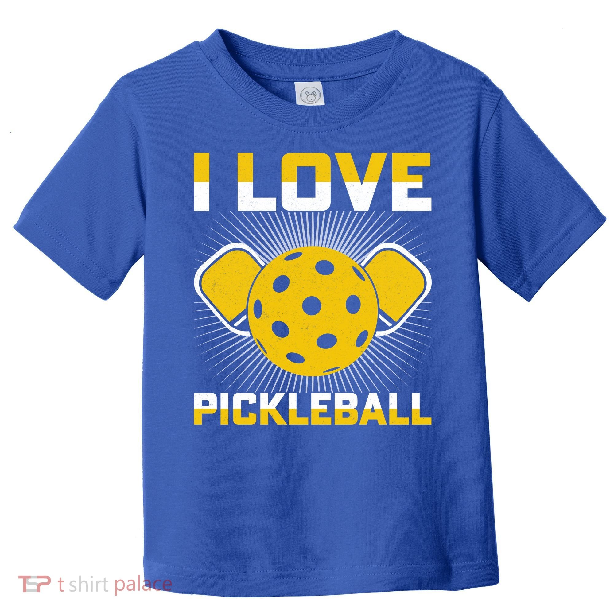 I Love Pickleball Paddle Toddler T-Shirt