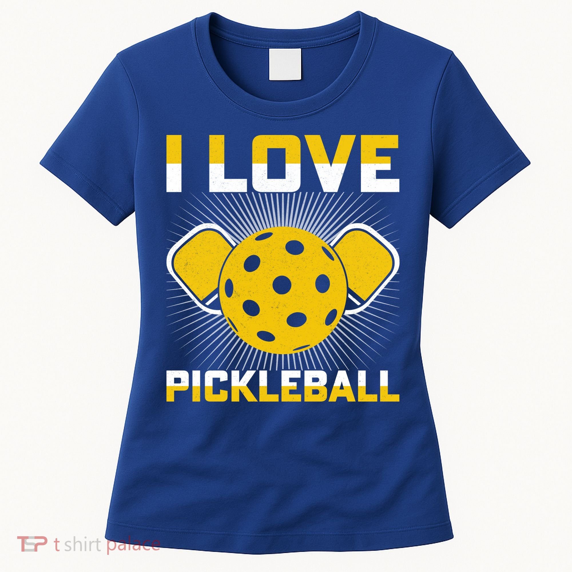 I Love Pickleball Paddle Women's T-Shirt