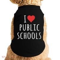 I Love Public Schools Doggie Tank thumb 0