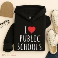 I Love Public Schools Hoodie thumb 4