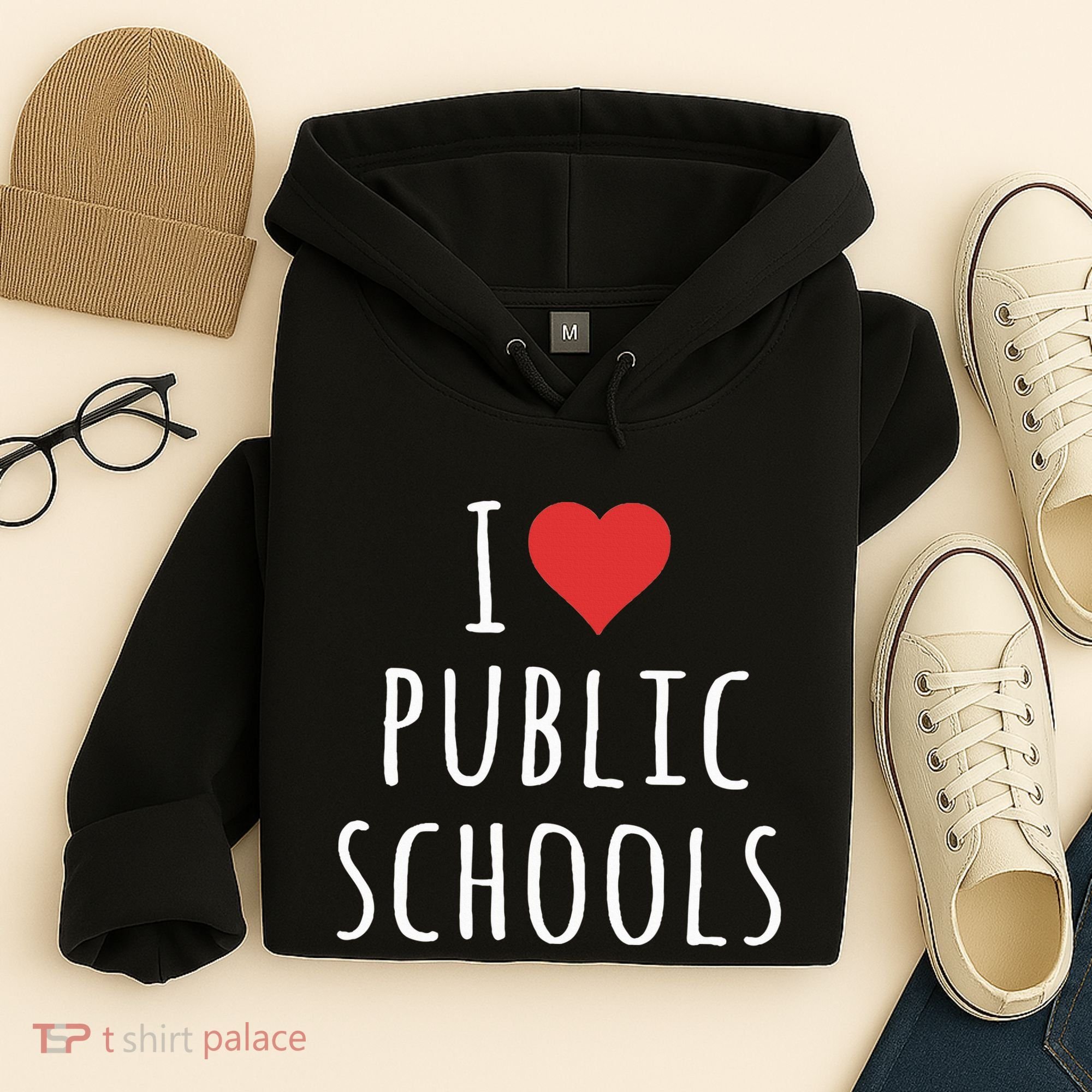 I Love Public Schools Hoodie