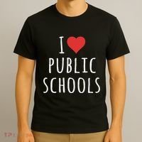 I Love Public Schools T-Shirt thumb 3
