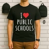 I Love Public Schools T-Shirt thumb 6