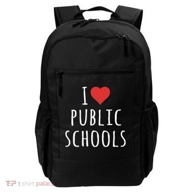 I Love Public Schools Backpack