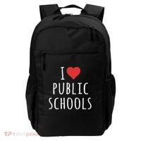 I Love Public Schools Backpack thumb 0