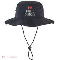 I Love Public Schools Bucket Hat thumb 0