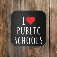 I Love Public Schools Coaster thumb 0