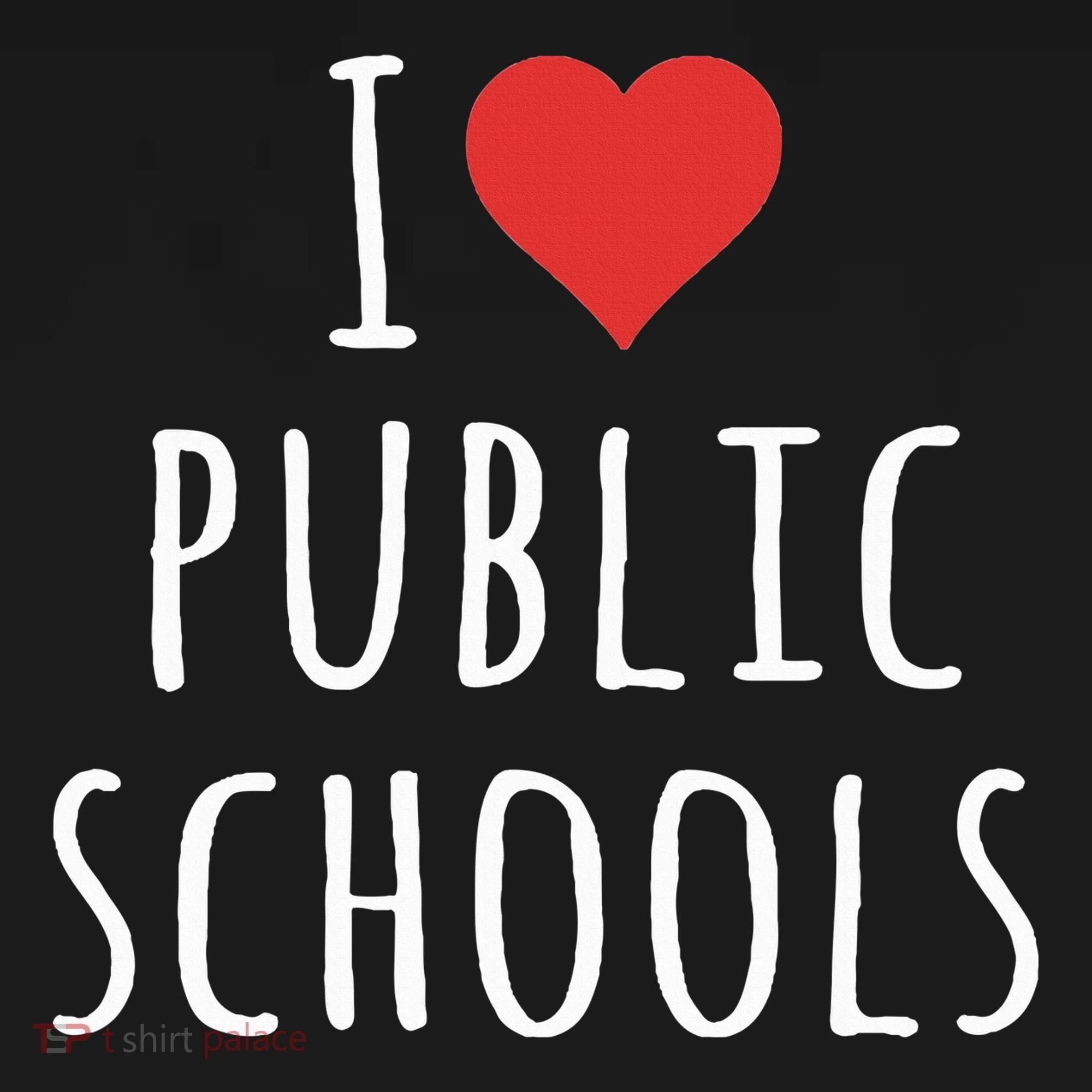I Love Public Schools Women's Hoodie