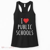 I Love Public Schools Women's Tank Top thumb 0