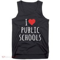 I Love Public Schools Tank Top thumb 0