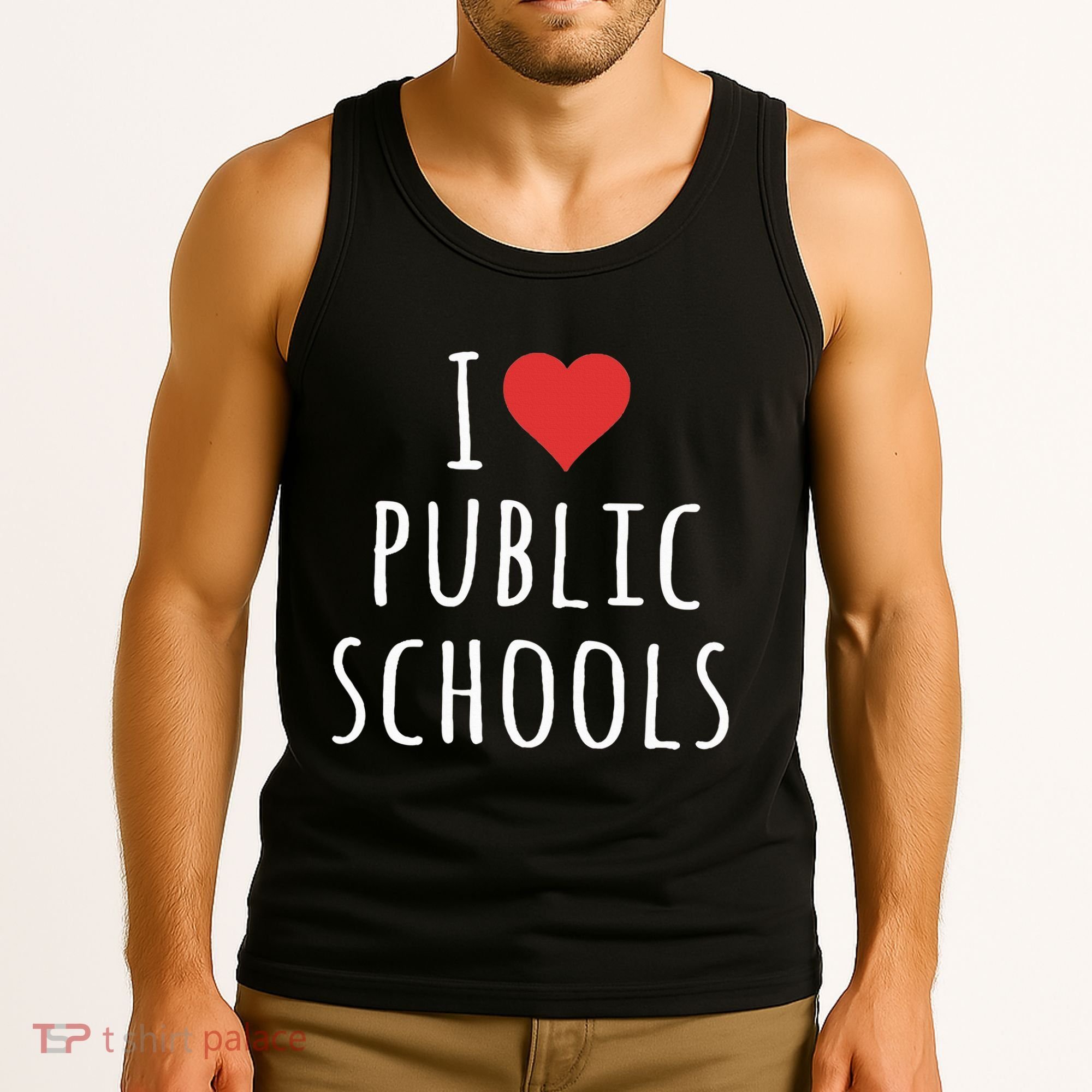 I Love Public Schools Tank Top